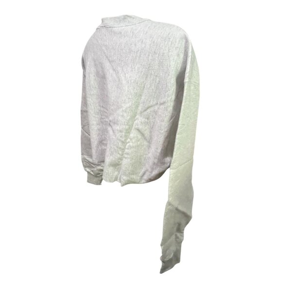 Champion Reverse Weave Heavyweight Long Sleeve Crewneck Cropped Sweatshirt Sz La - Picture 8 of 11